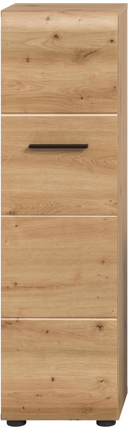 xonox.home – Opbergruimtetype Ice 30 x 106 x 30 cm in corpus en front Artisan Oak imitatie – houtkleurige badkamerkast onderkast voor wastafel – moder