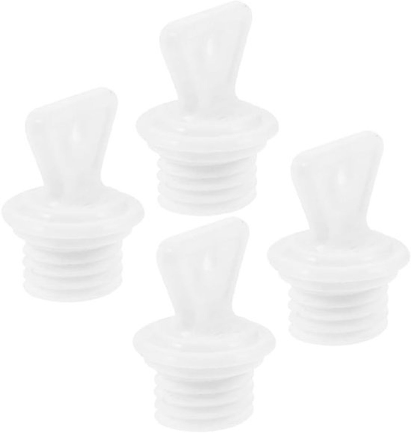 Kruikstop - Vervangende dop - Warmwaterzak - Lekvrije afdichting - 4 stuks - Zwart