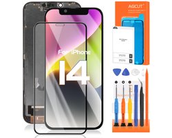 AGCUT LCD-scherm voor iPhone 14 LCD-scherm voor iPhone 14 A2882 A2649 A2881 A2884 A2883 6,1 inch scherm vervanging 3D Touch Digitizer Screen Replaceme