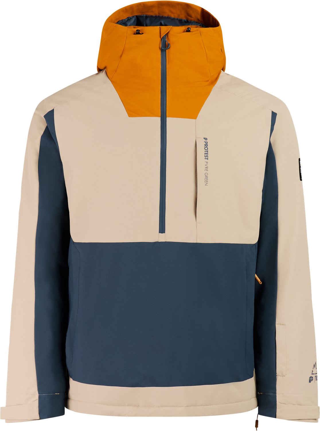Protest PRTMetric Skijas Heren Waterkolom 10K Skipasvak Winterjas Marineblauw