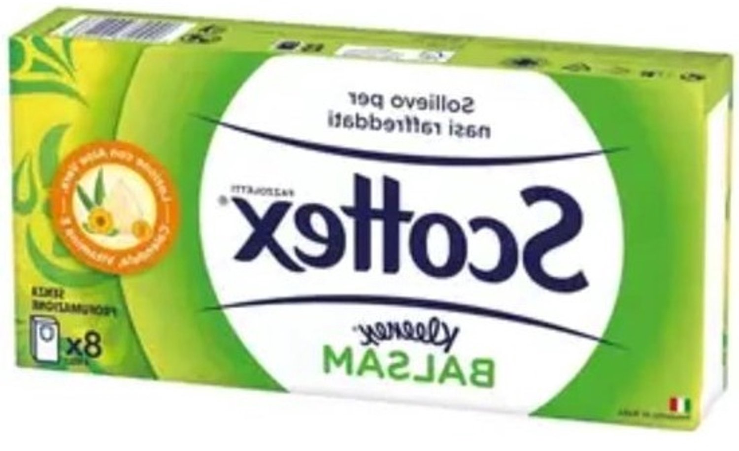 Balsem Zakdoekjes - Zachte tissues - Verzorging bij verkoudheid - Huid beschermende balm - 8 pakken - Wit