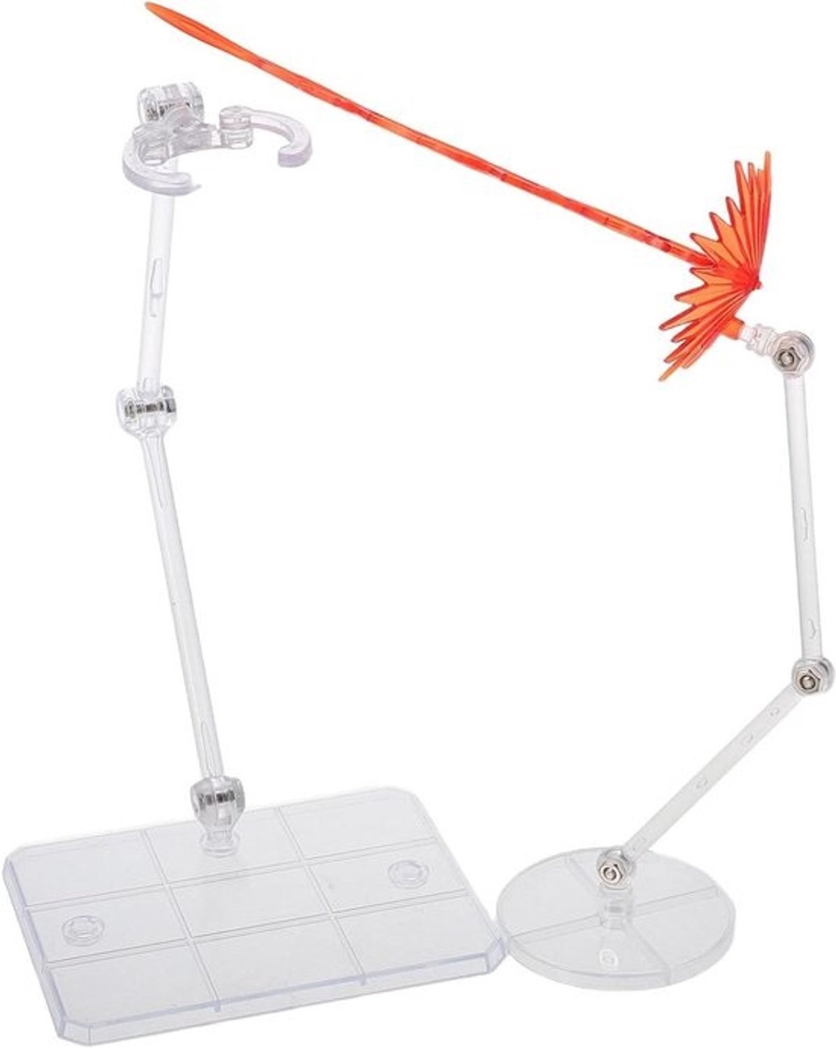 Model Display Holder - Actiefiguur Standaard - Modellen Presenteren - Energieffect Basis - 16.50 cm - Rood