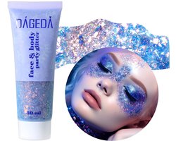 Prreal Body Glitter Gel 50ml, Mermaid Sequins Glitters Rave Accessories