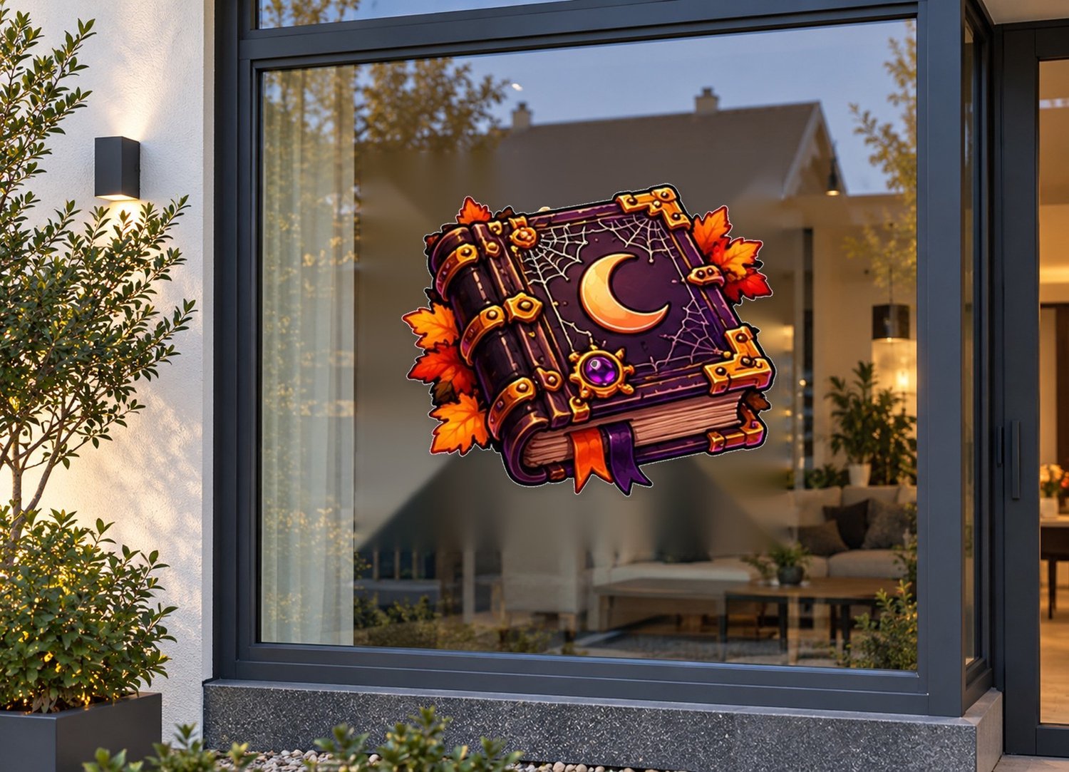 De Stickerman Halloween Raamsticker 30cm Breed Herbruikbaar Weerbestendig (CV10) Multi