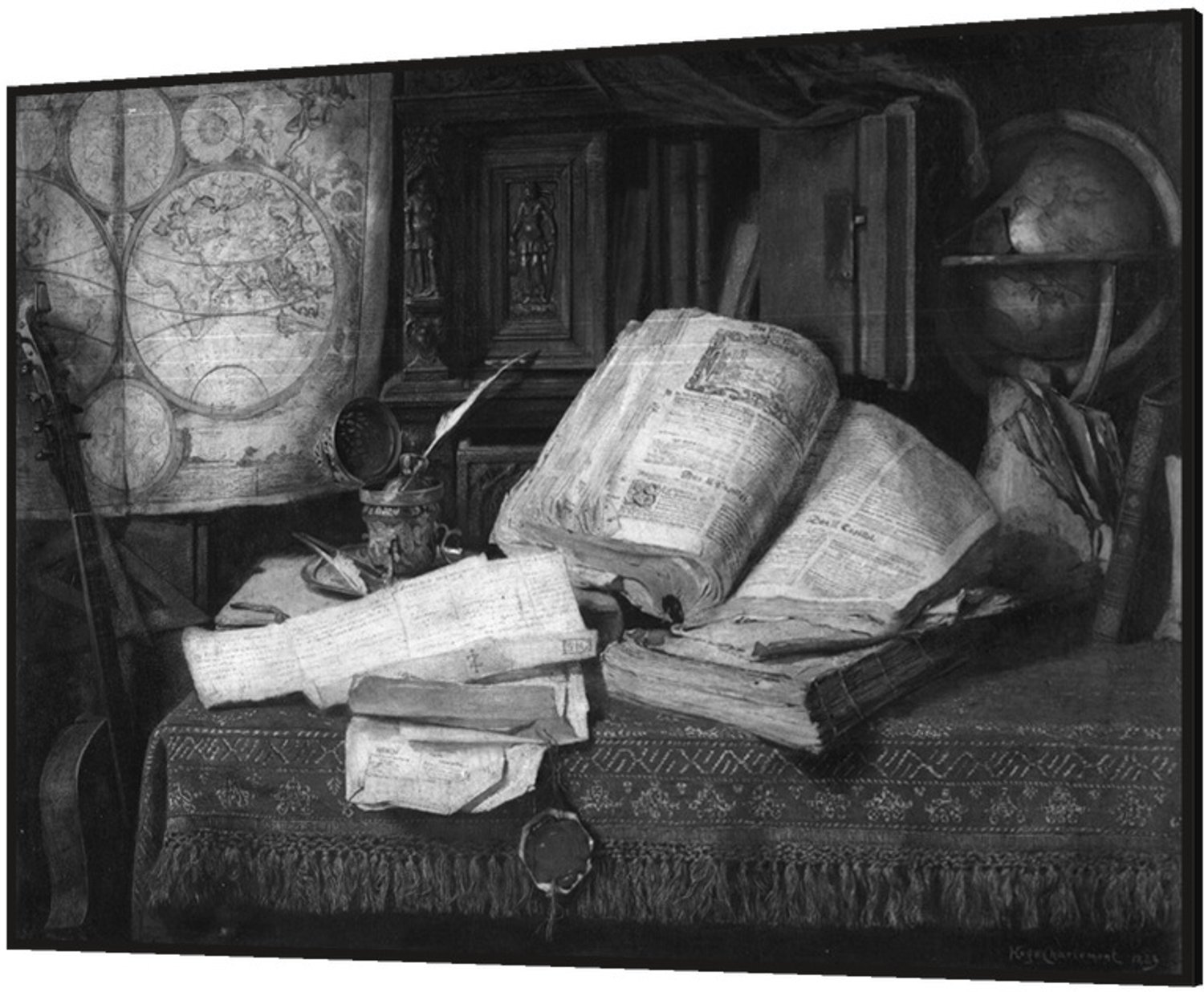 Printen.eu Ingelijste poster - Still Life - 70 x 50 cm Multicolor
