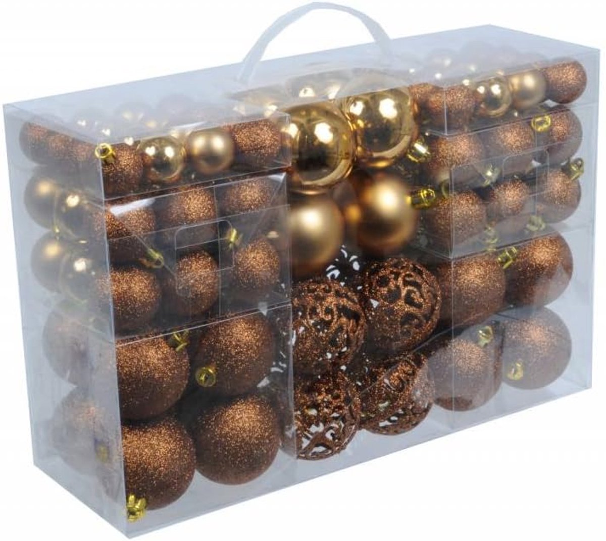 Gifts kerstballen, plastic