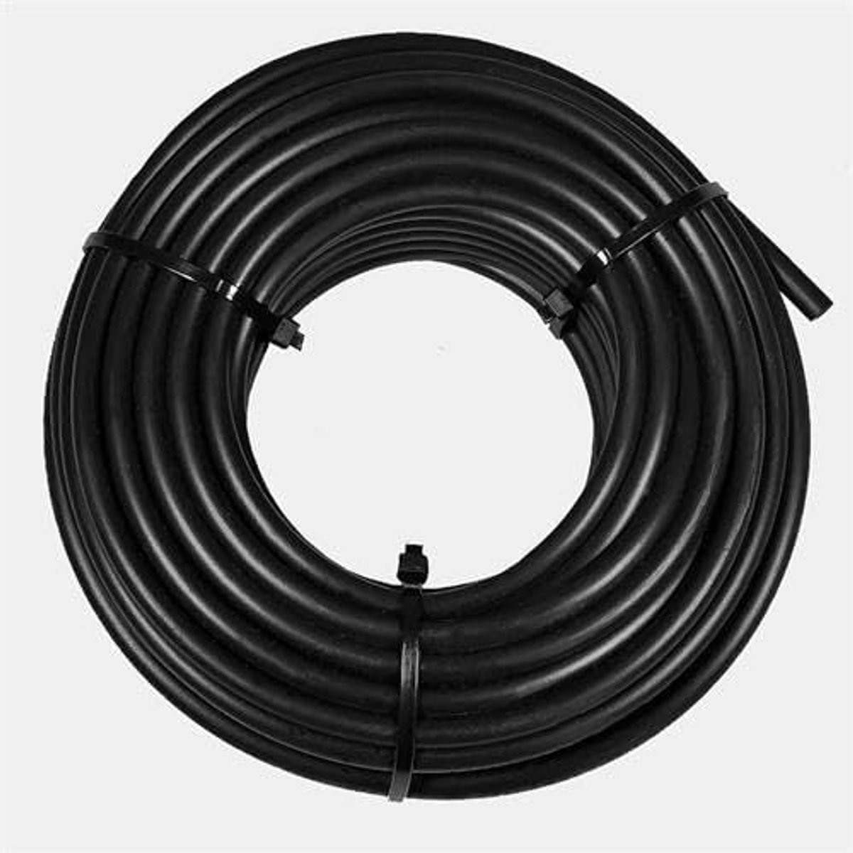 Microslang voor irrigatie, 4 mm, zwart, druppelirrigatie-accessoires, geschikt voor de installatie van druppelaars en microsprinklers, uv-bestendig, 25 m
