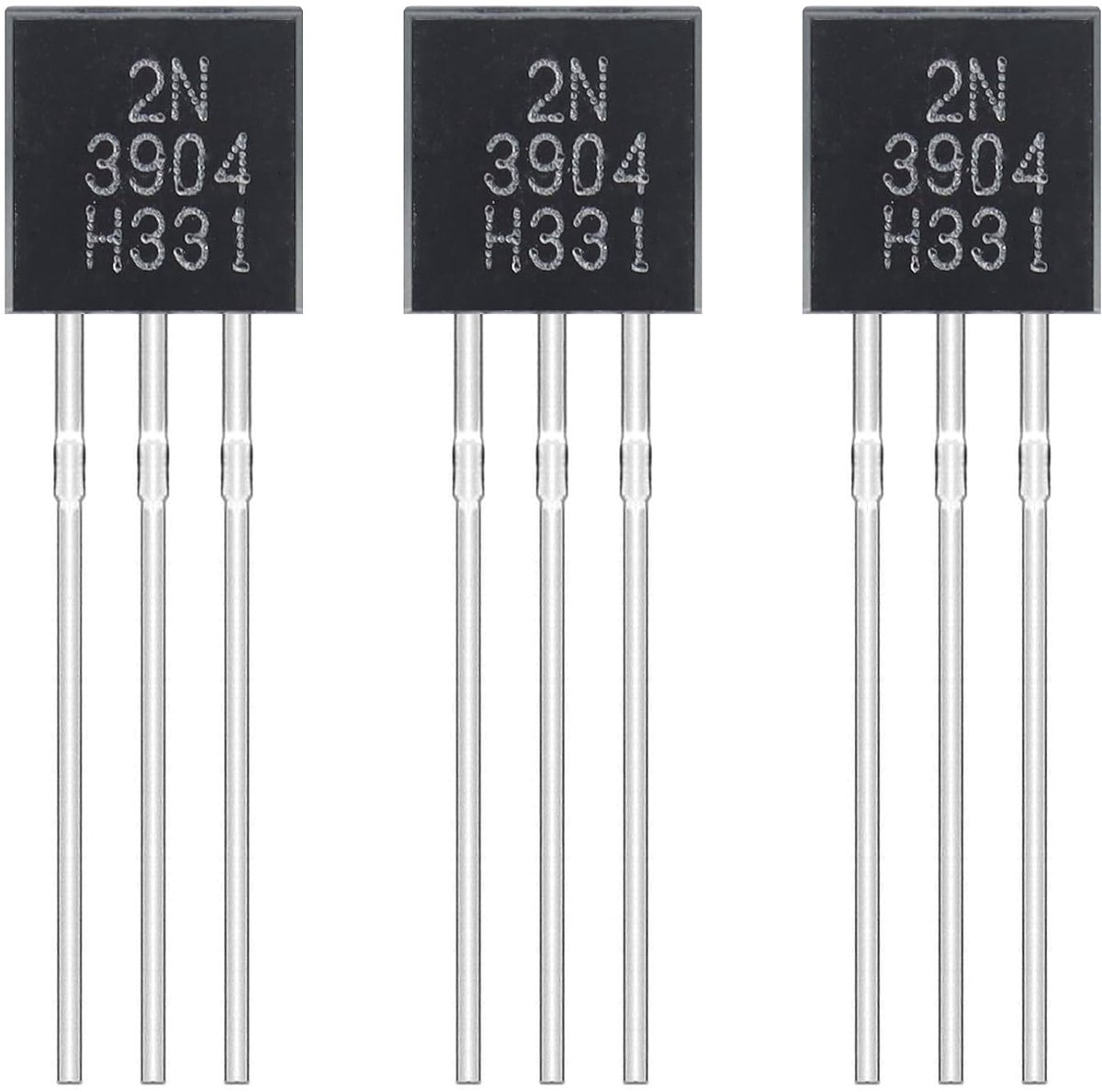 2N3904 NPN transistor universele versterker TO-92 silicium transistoren voor DIY 60V 200mA (verpakking van 200 stuks)