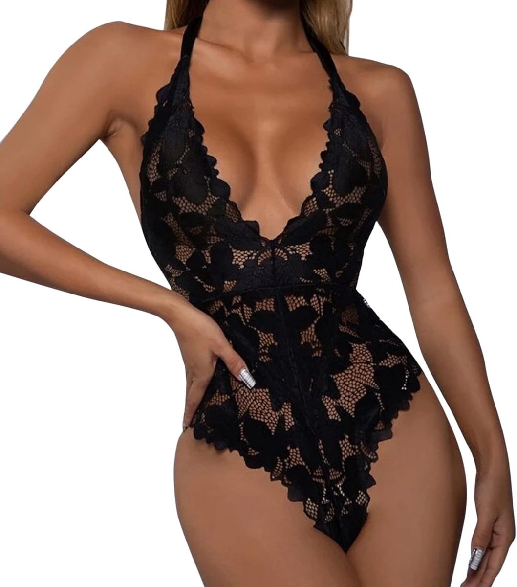 Sexy babydoll voor dames, satijn, kant, lingerie, chic, elegant, nachtkleding, babydoll, huwelijksreis, bruiloft, mode A207