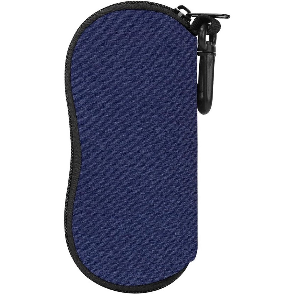 Softcase voor zonnebrillen - Neopreen brillenhoes met rits en clipsluiting - Lichtgewicht opberghoes voor brillen, make-up en sleutels - 75 karakters