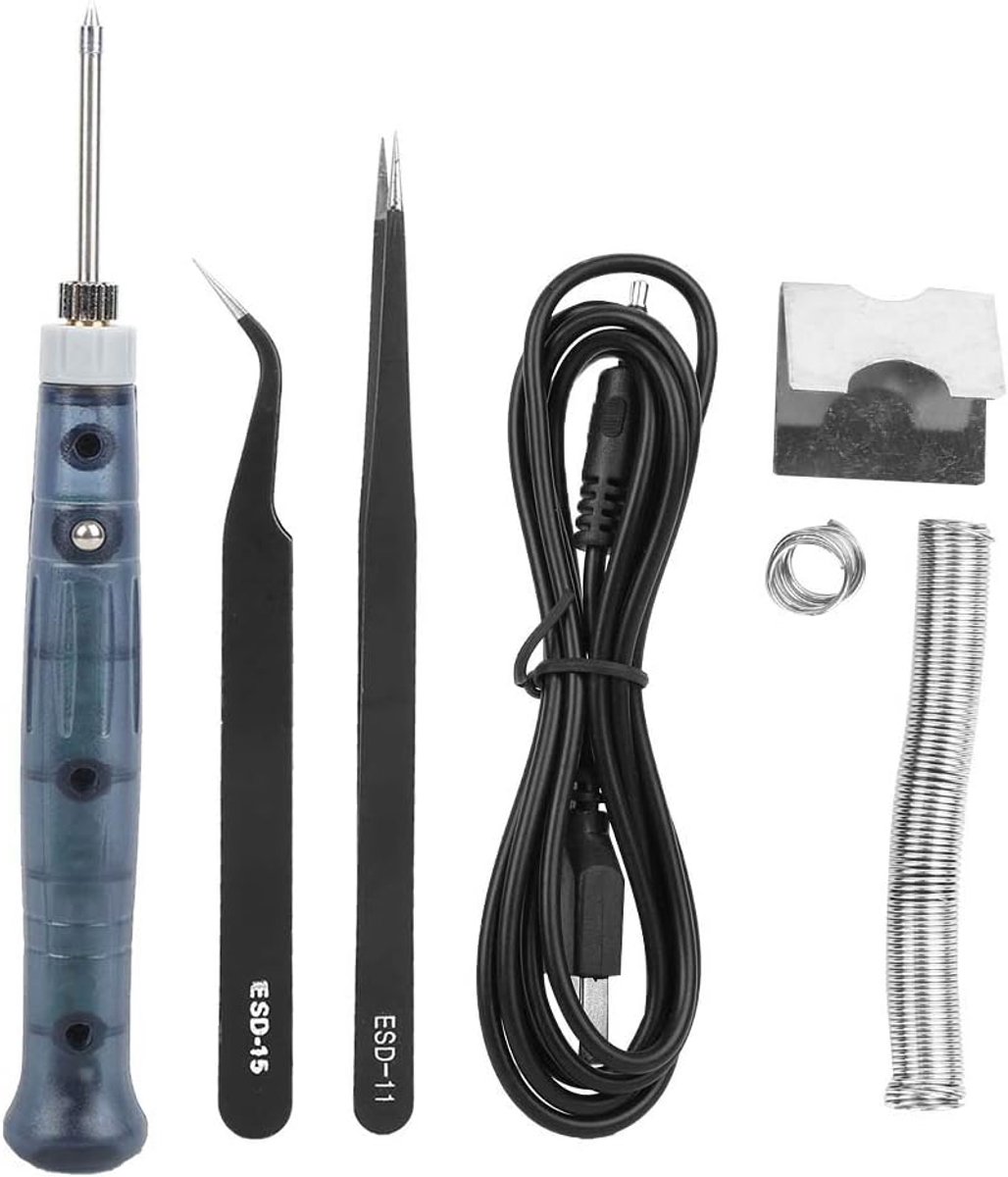 Smart Mini Soldeerbout Set Outdoor Draagbare Elektrisch Aangedreven Soldeerbout Reparatie Tools voor Elektronisch Onderhoud