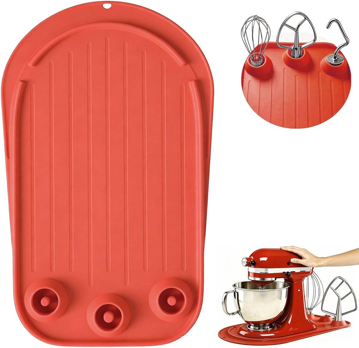 Slider Mat voor Kit-chen-aid Stand Mixer 3 Opslag van Accessoires Schuifmat voor 5 liter Staande Mixer Schuifhouder voor Keukenmachine Kit-chen-aid Schuifplank