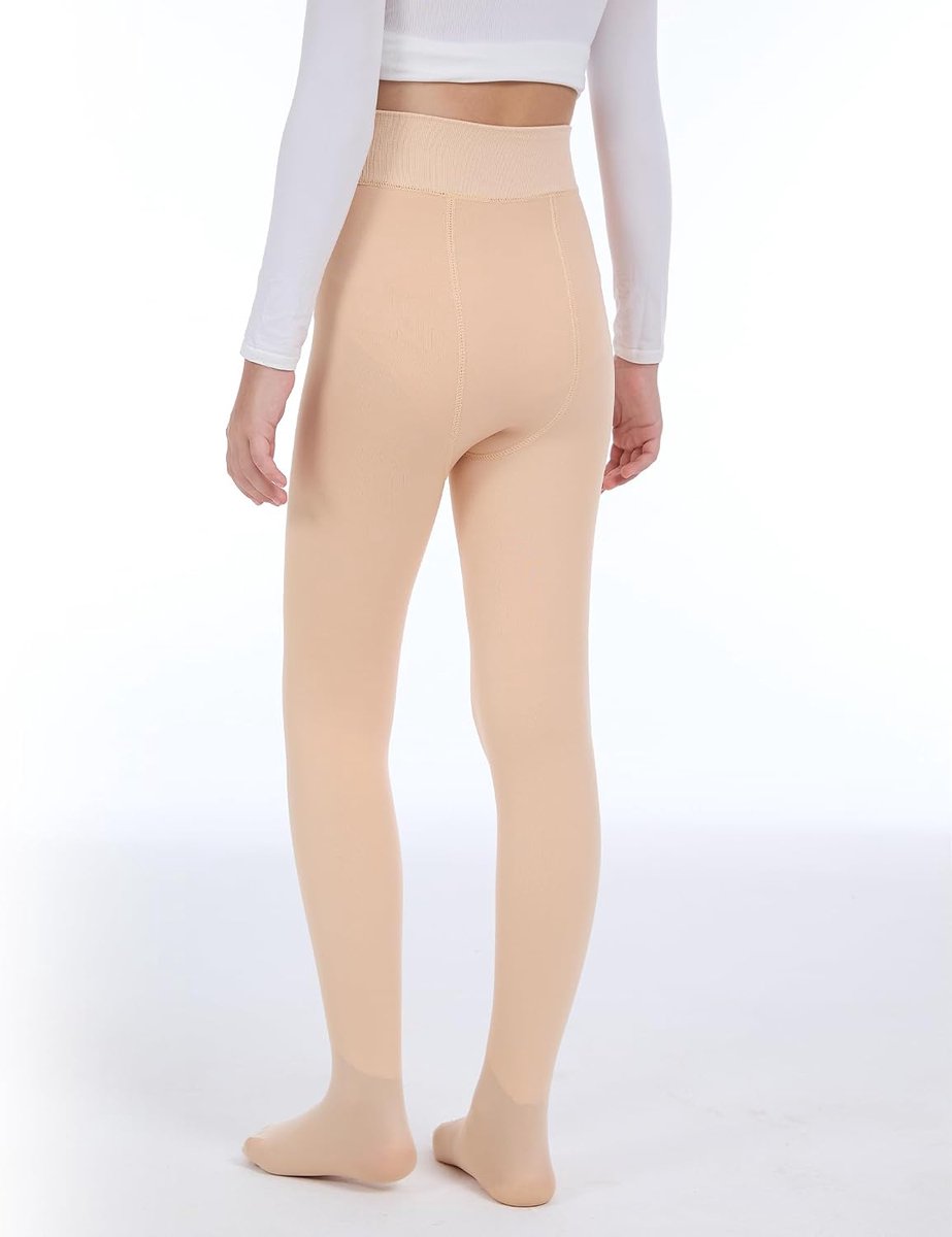 Panty voor Meisjes Thermische Winterpanty voor Kinderen Hoge Taille Ondoorzichtige Panty met Fleecevoering 3-11 Jaar