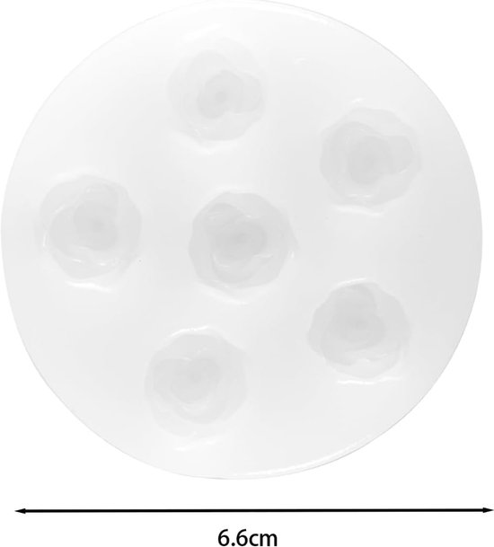Mallen bloemen mini rozen kleine madeliefje roos bloem fondant mal bloem bloesem roos mal voor suikerwerk, cupcake, zeep — afbeelding 5