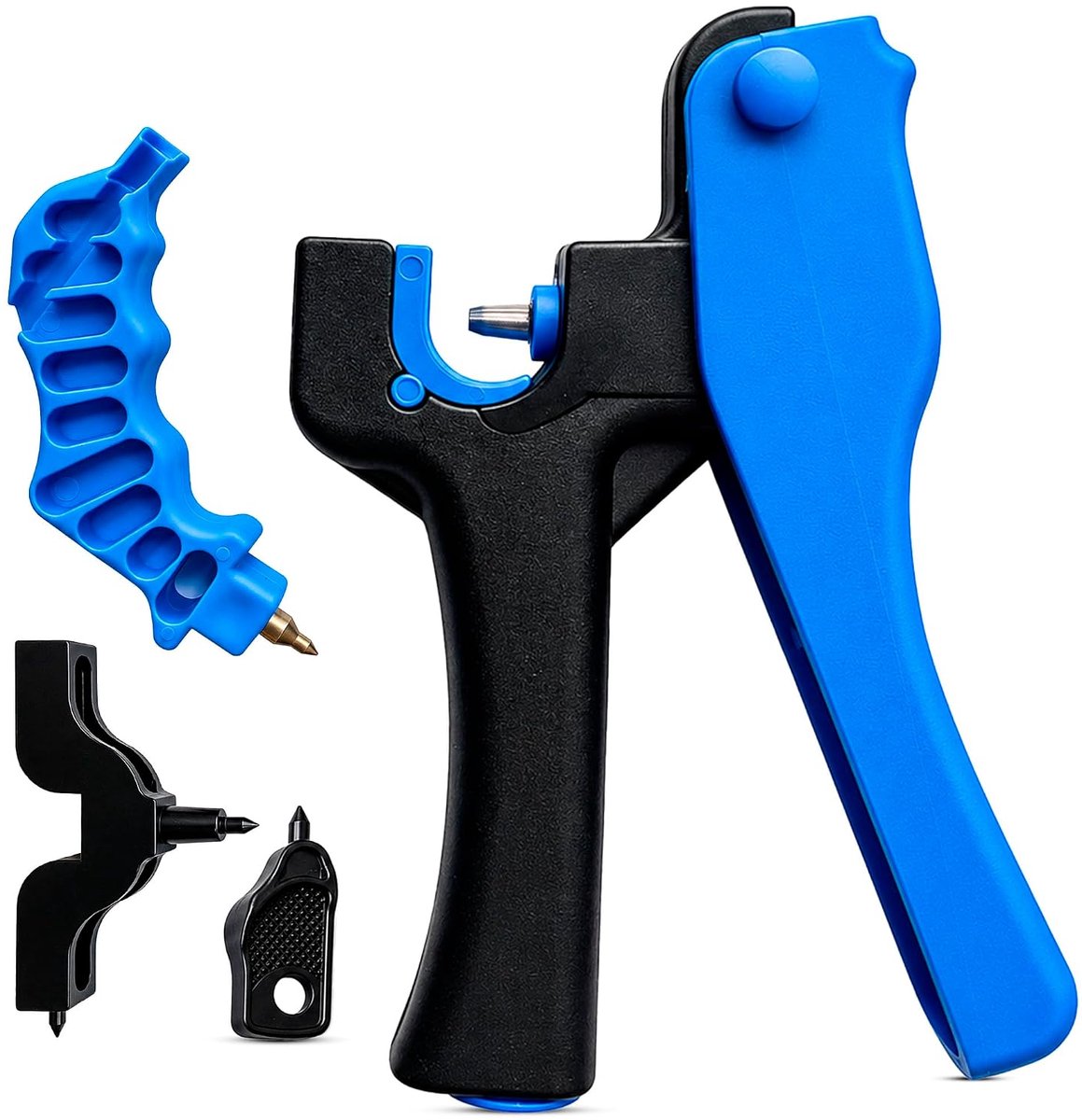 Perforator Set 4-in-1 – Gatentang voor Druppelslang 16/20 mm – Ponstang 3 mm & 4 mm met Insteekgereedschap – Voor PE-slang en Druppelaars