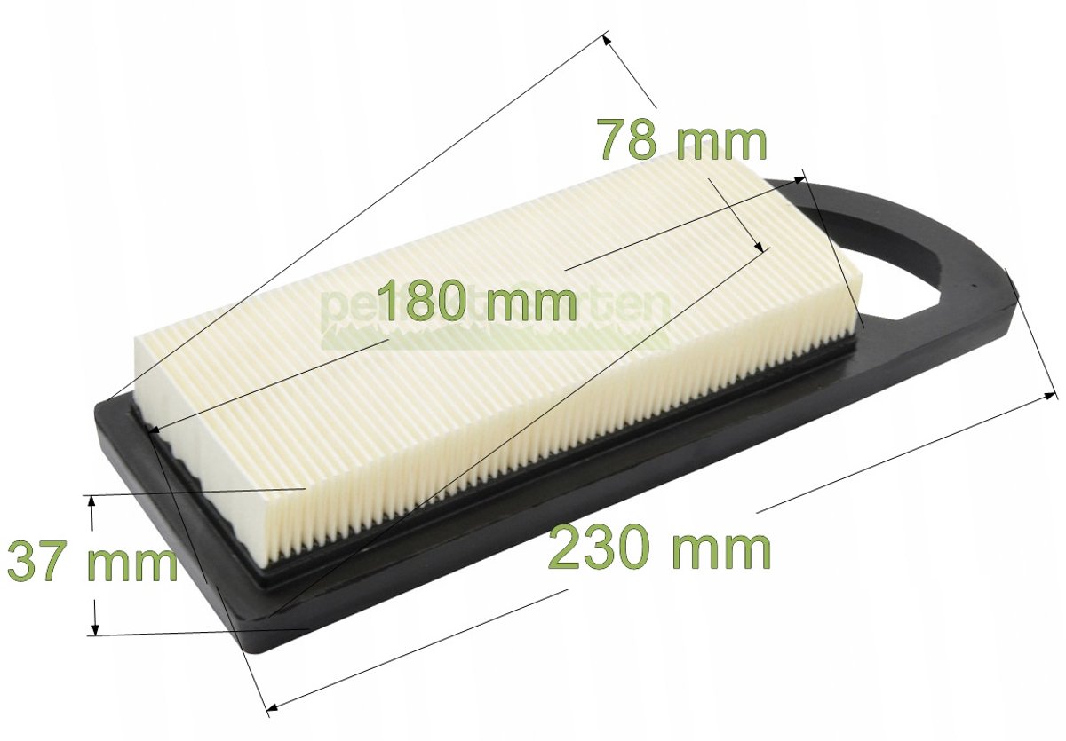 luchtfilter voor Briggs & Stratton 695547, 697014, 697153, 697605, 697634, 697776, 698083