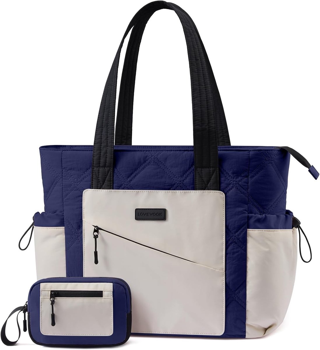 Grote shopper tas voor vrouwen, lichte werk- en laptoptas, ideaal voor school en kantoor
