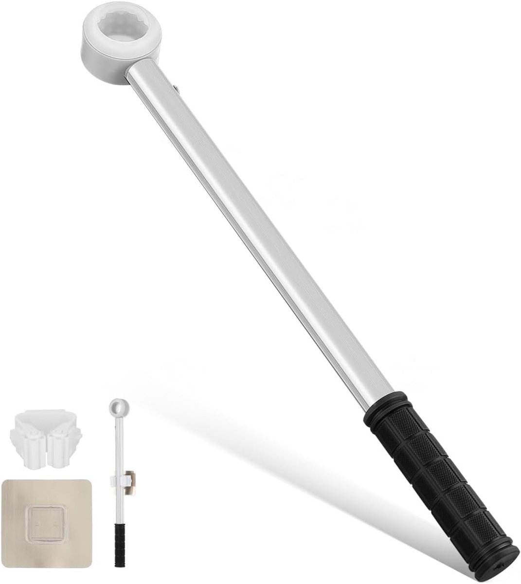 Window opening lever switch blinds curtain rods window roller blind curtain rods blinds rod with hooks blinds push - ShopVlot