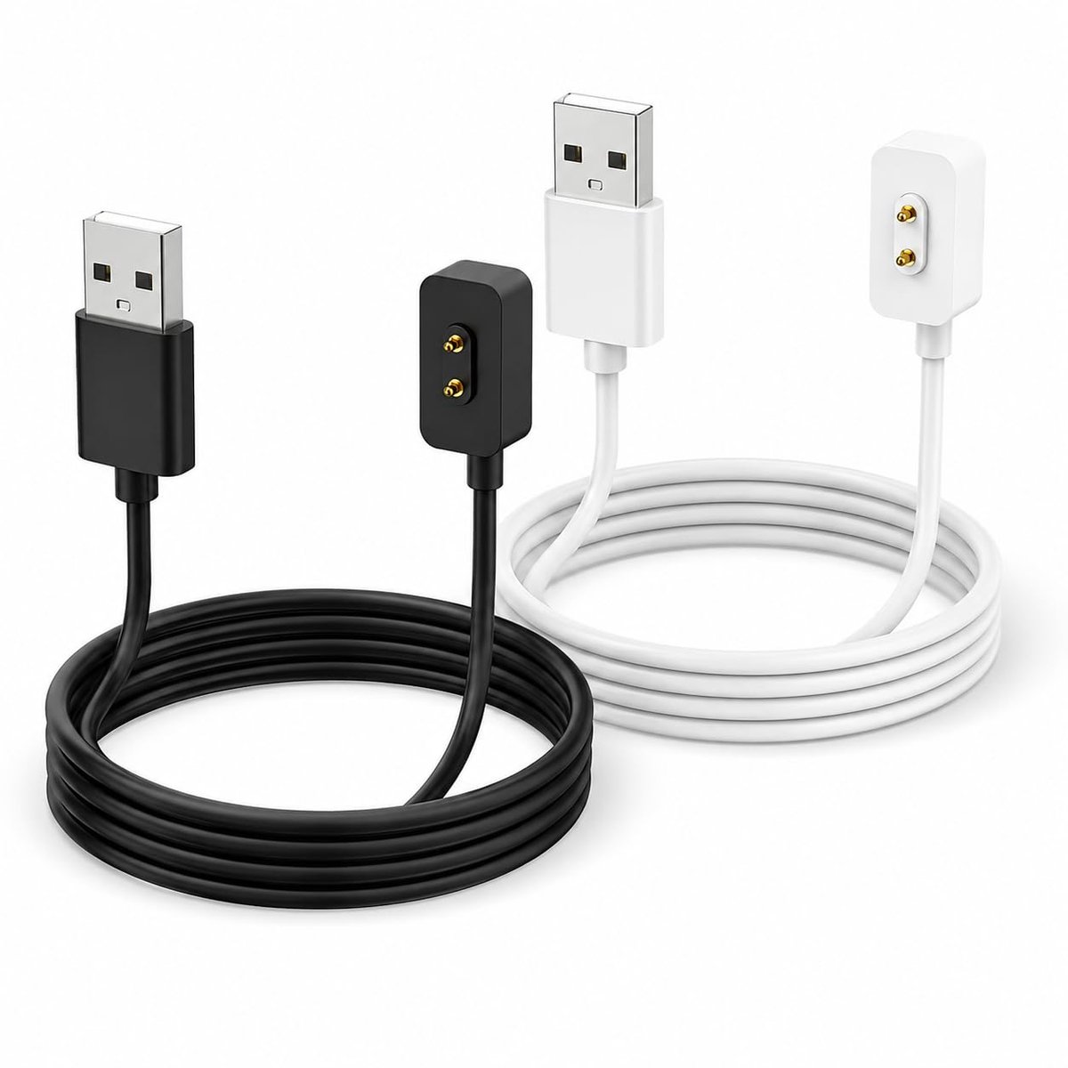 2 opladers compatibel met Redmi Watch, magnetische USB-kabel, 1 m, voor Xiaomi Smart Band 8/8 Pro/8 Active/9/9 Pro en - ShopVlot
