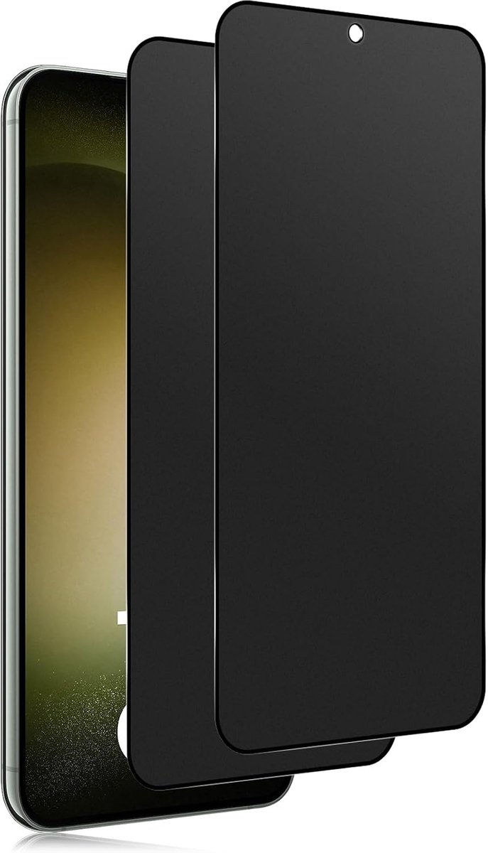 Displaybeschermfolie voor Samsung Galaxy S23+ 5G / S23 Plus 5G, mat, gehard glas, anti-spion, 9H, volledige afdekking, anti-spy, anti-verblinding, 2 stuks