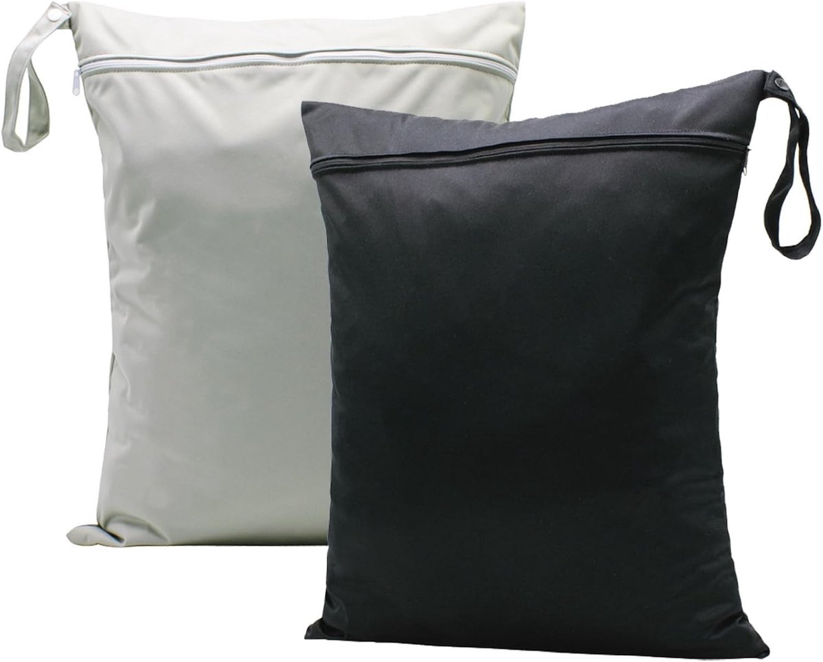 Herbruikbare Waterdichte Tas voor Vuile Kleding, 2 Stuks Organizer voor Zwemspullen, Ideaal voor Badkleding, Strandhanddoeken en Sportkleding