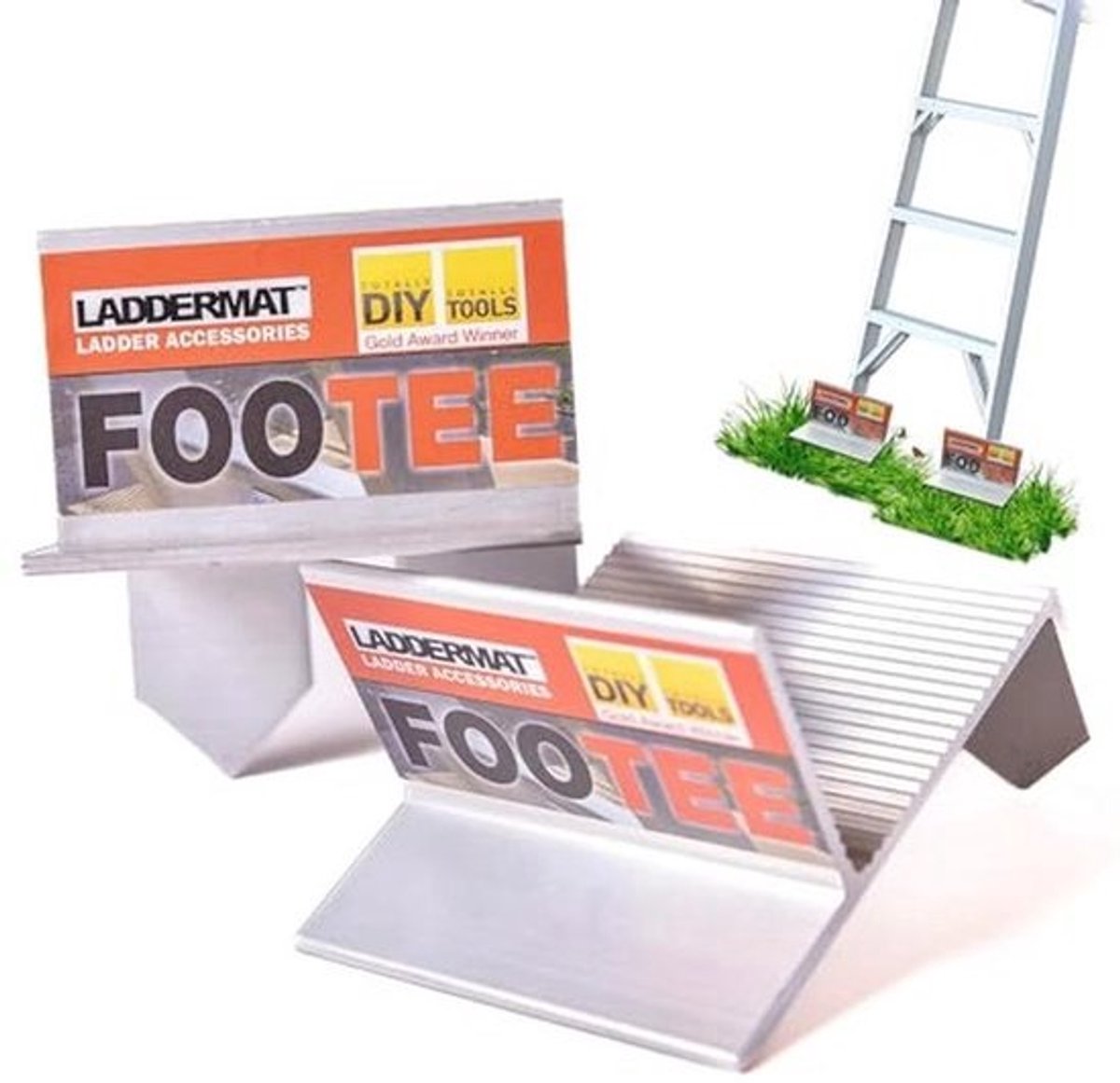 Antislip laddervoet - voor terrasplanken en gras - Veilig - stabiel