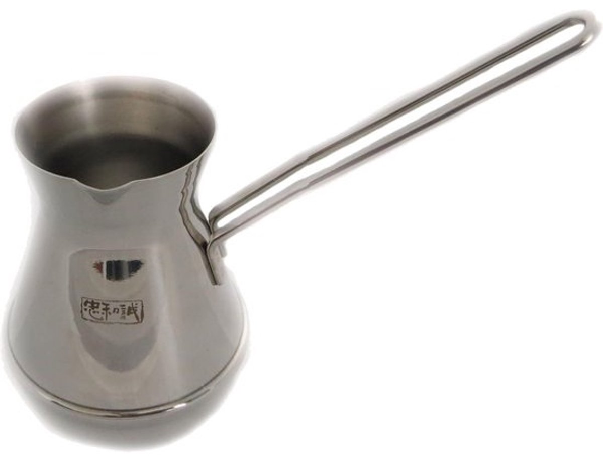 Turkse koffiezetter - 500 ml - Volledig roestvrij staal - 1 mm - Voor authentieke smaak - Ideaal voor Turkse koffie - ShopVlot