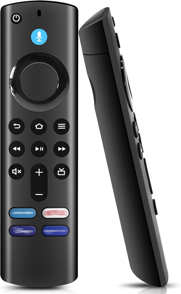 Vervangende spraakafstandsbediening voor Smart TV met vier sneltoetsen - ShopVlot