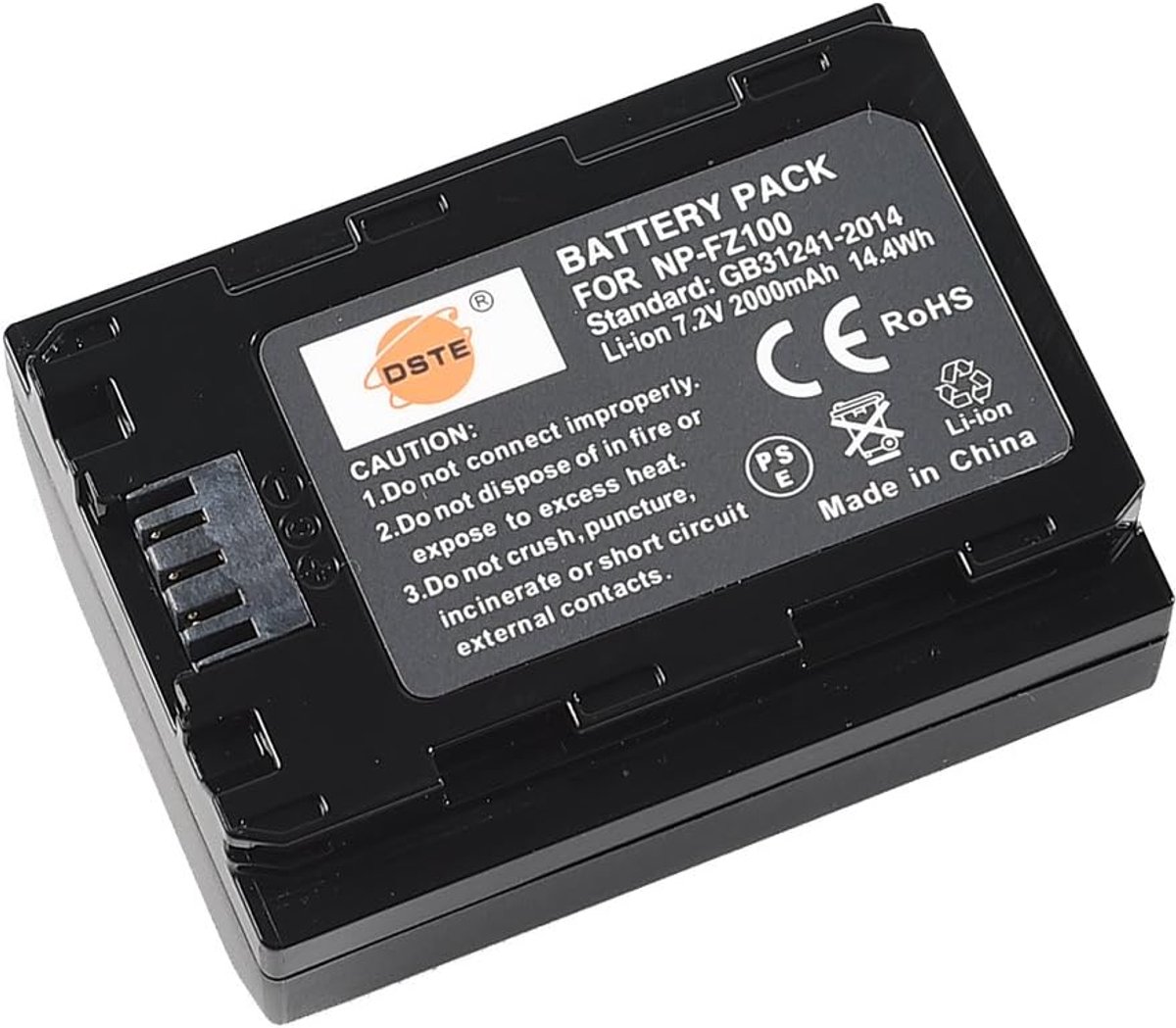 DSTE NP-FZ100 Battery Compatible with Sony A7R III, Alpha 9, Alpha 9R - ShopVlot
