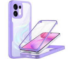 Techsuit - ColorVerse 360 Series + Screen Protector - Oppo Reno16 / Reno16 Pro - Purple