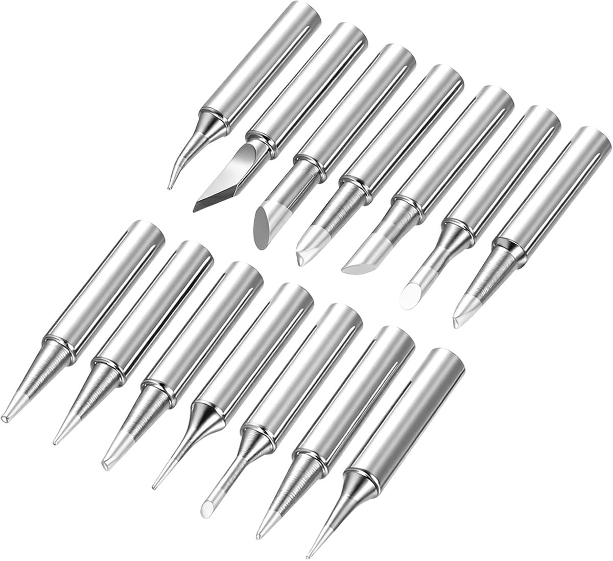 14 Pcs Tin Soldering Tips for Soldering 900mm Replacement Soldering Tip Set, Soldering Station Soldering Tip - ShopVlot
