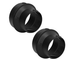 2x Parking Heater Adapter Tube 60-75MM van ABS Plastic voor Webasto en Eberspaecher Kachels, Verwarming en Accessoires