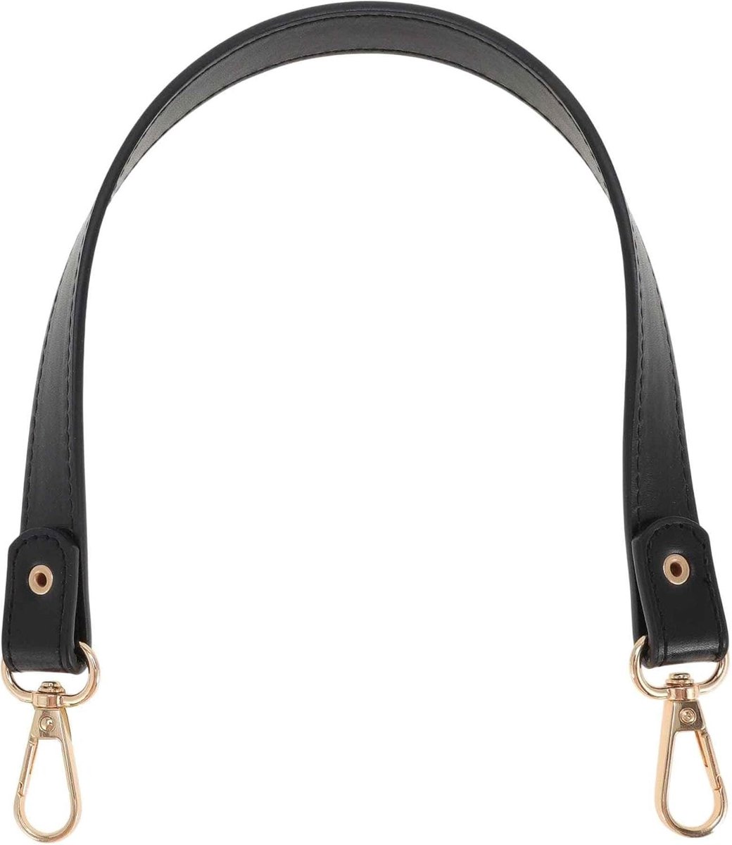 Elegante Zwarte Handtas van 45 cm met Schouderband en Handvatten voor Dames, Perfect voor Dagelijks Gebruik