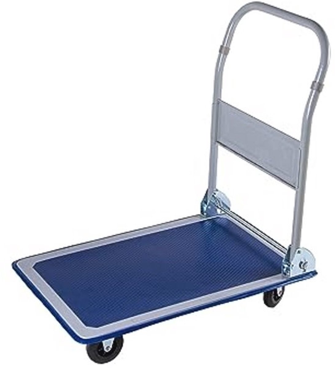 Inklapbare platformwagen - 150 kg | Transportwagen - Zwenkwielen en antislipcoating