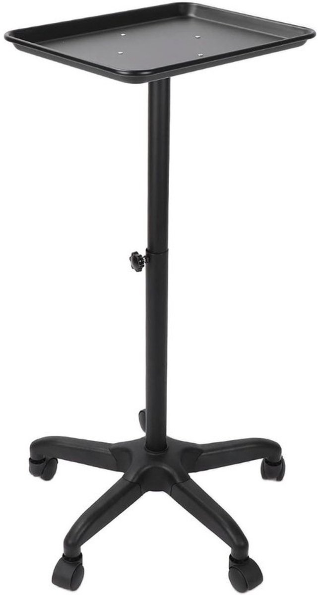 Salontrolley - kar - Aluminium - met wielen - Verstelbaar - makkelijk in te stellen - Ideaal voor haarstyling - ShopVlot