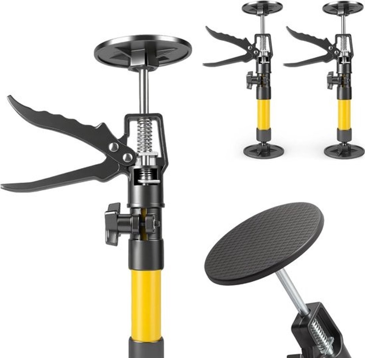 Set van 2 verstelbare plafondsteunen - 360° draaibaar - Tot 40 kg