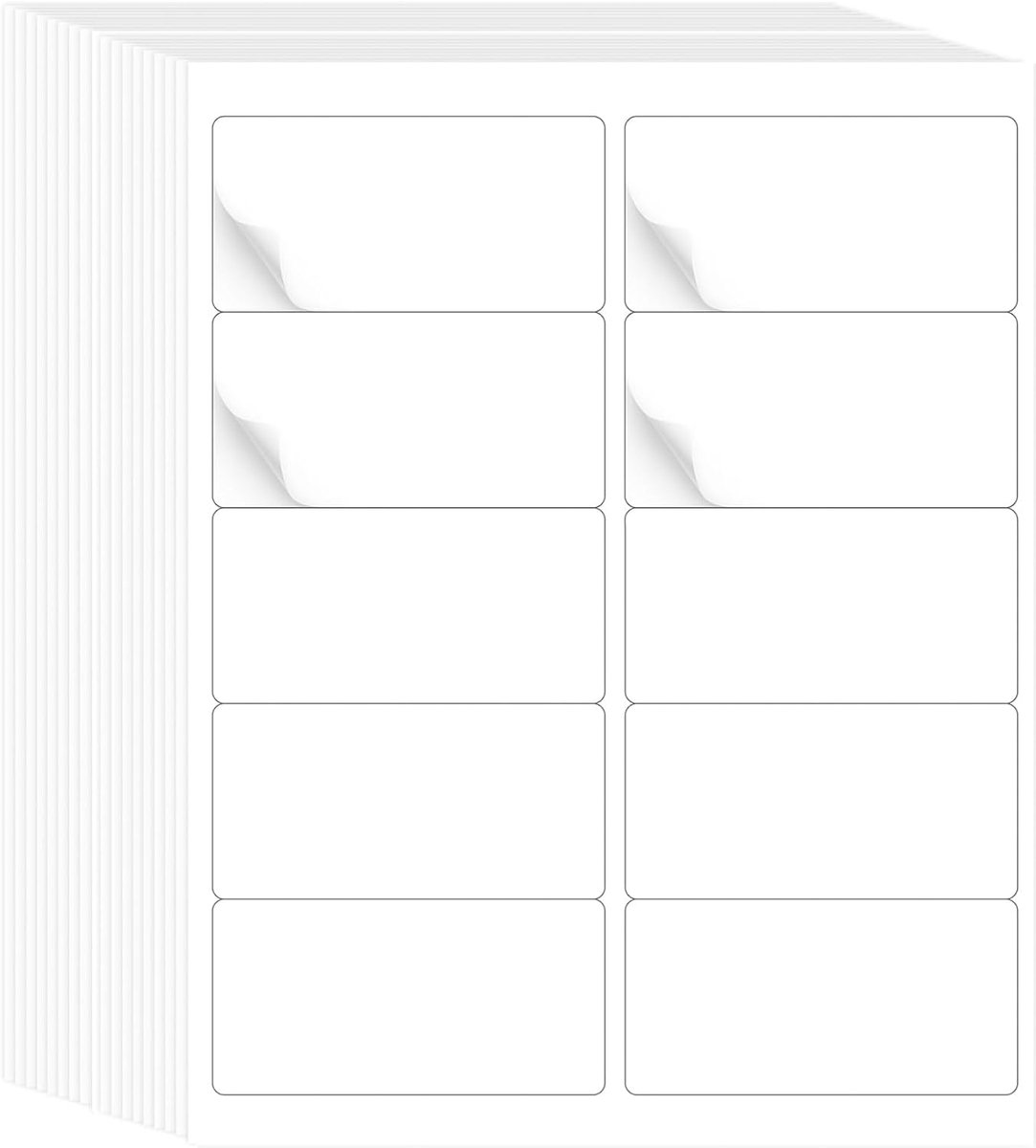 300 independent labels, personalised self-adhesive labels, personalised labels for clothes, for ironing, white - ShopVlot