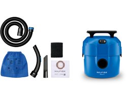 Nilfisk Multi I 8 Nat- & Droogzuiger 1100W 8L met Blaasfunctie en Accessoires
