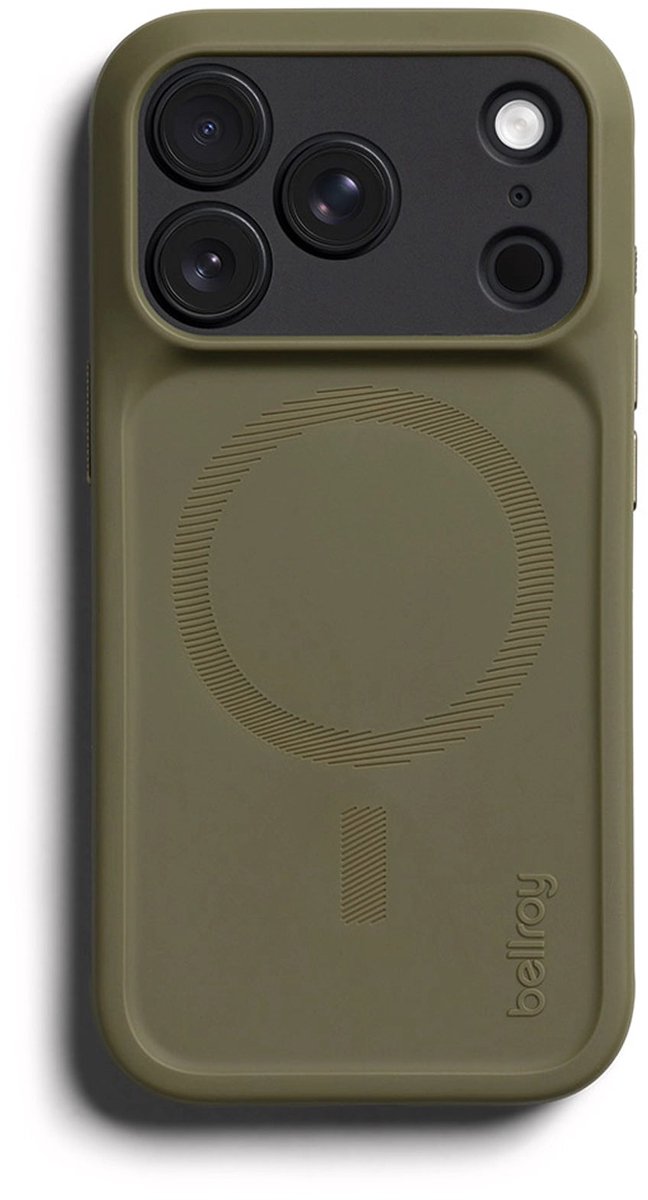 Bellroy Venture Hoesje iPhone 18 Pro – Compatibel met MagSafe – Twee Bevestigingspunten voor Accessoires – Robuust Ontwerp voor Extra Duurzaamheid - Groen