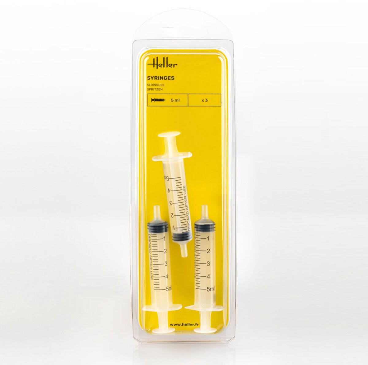 Heller Hobbybasisvoorwerp - 99026 Doseerspuiten 5 ml - 3 Stuks Gereedschap