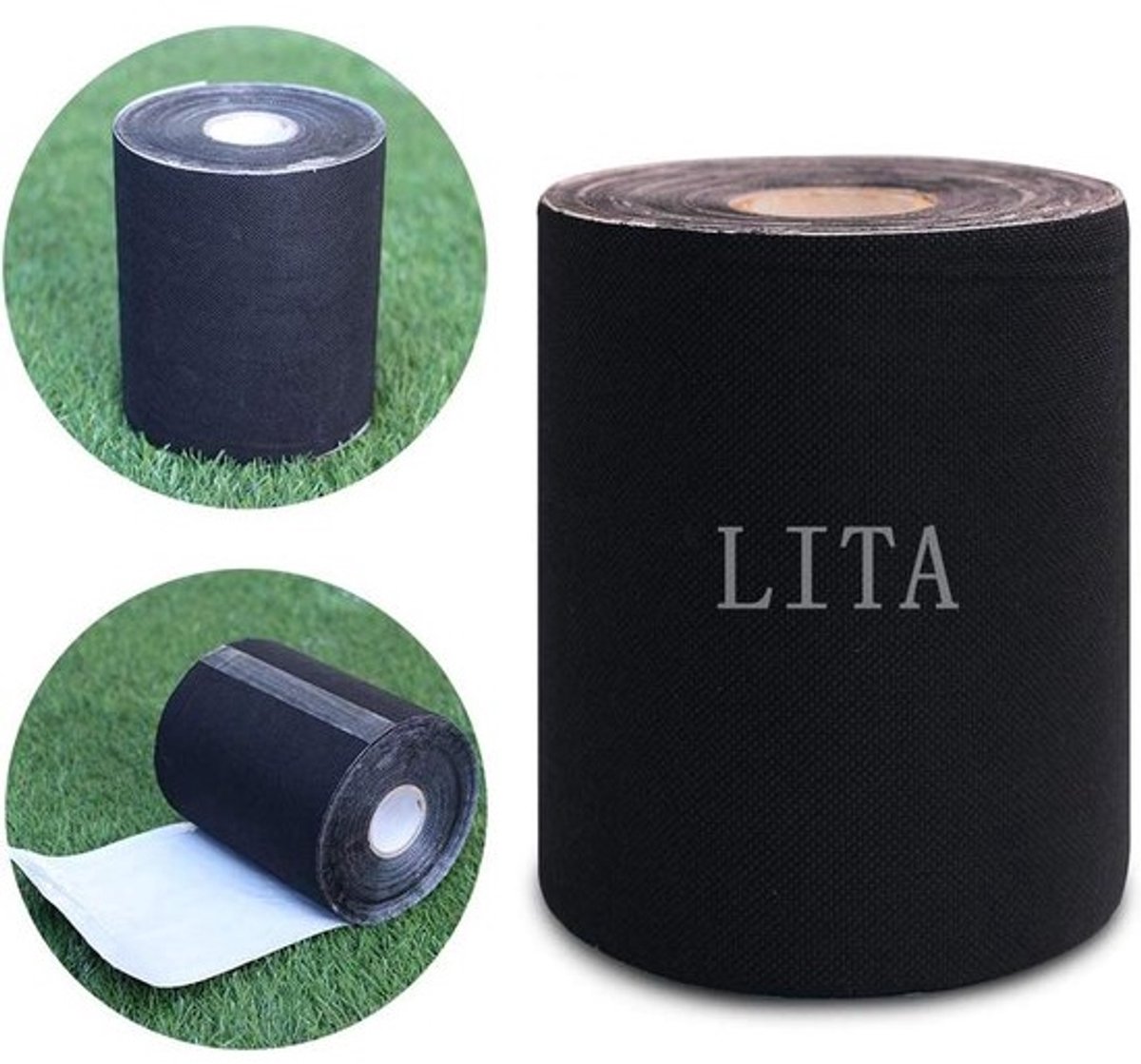 Zelfklevende kunstgrastape - voor naadverbindingen - Voor gazon, mat en tapijt - 15 cm x 10 m