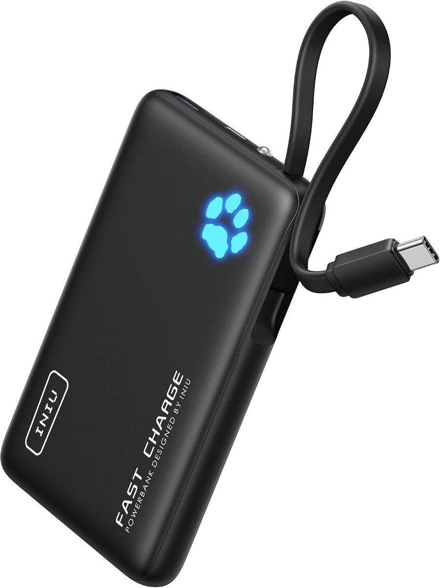 Krachtige 10000mAh Powerbank met 45W Snelladen, Compacte Externe Batterij voor Smartphone en Tablet