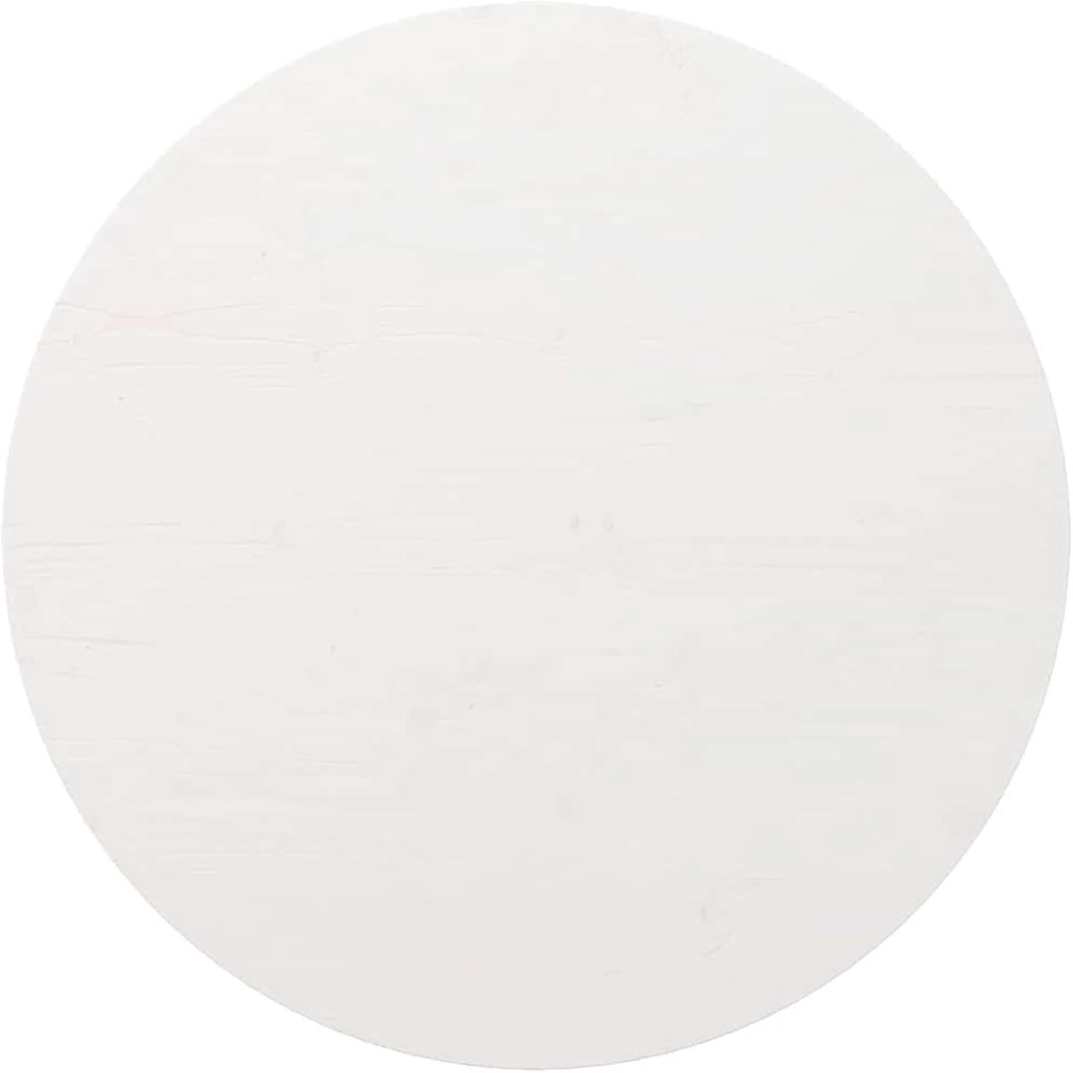 Tafelblad tafelblad rond tafelblad eetkamer vervanging woonkamer kantoor massief grenen wit Ø80x2,5 cm