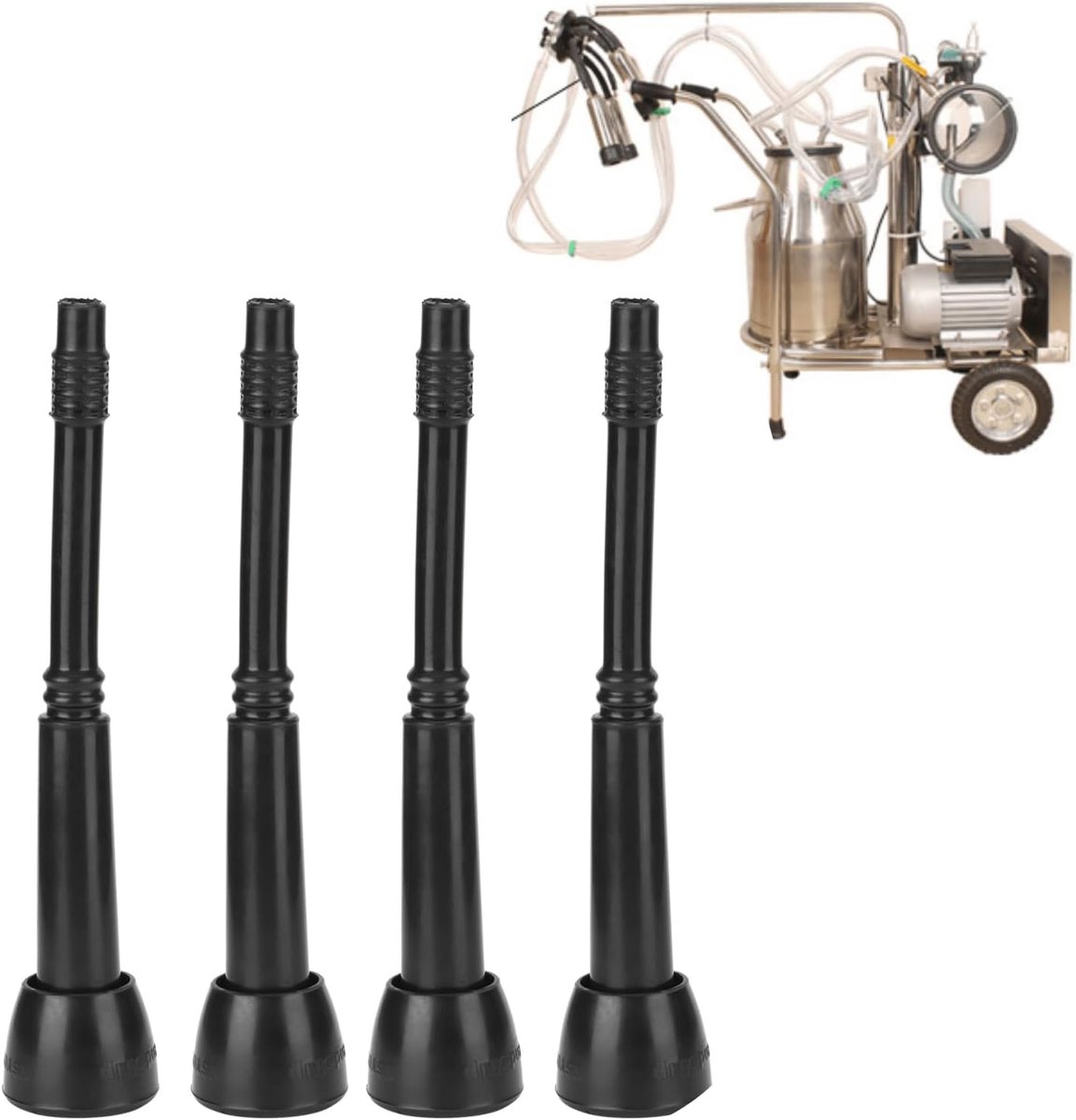 4 STUKS Melken Liners Speen Cup Vervanging Schapen Vee Melkmachine Rubber Borst Collector Mouw Food-Grade Innerlijke Bussen