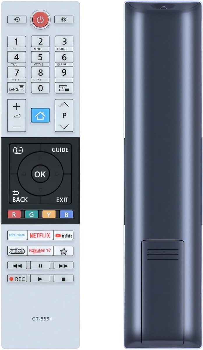 CT-8561 Remote Control for Toshiba 4K UHD TV 43UK3163DG 50UK3163DG 55UK3163DG 65UK3163DG 43L3863DA 43V5863DA - ShopVlot