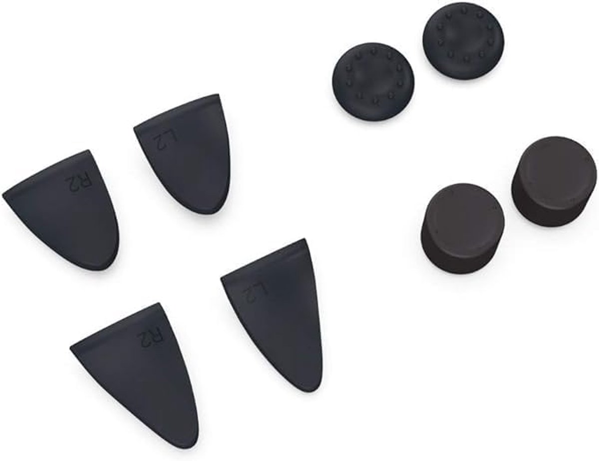 8 in1 Grip Cap Joystick Cover Siliconen Rocker Cap L2 R2 Knop Trigger Extenders Voor PS5 Controller Case Game Joystick - ShopVlot