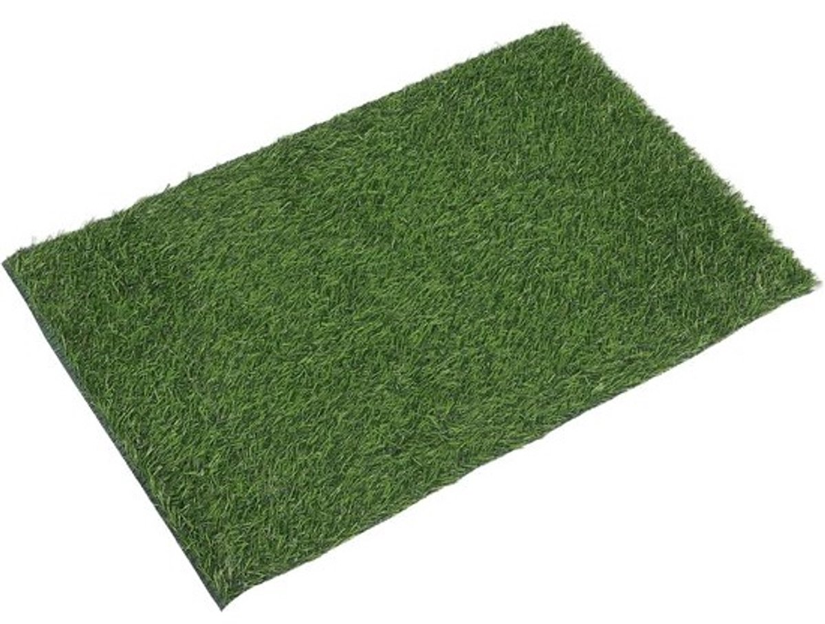 Ovale kunstgrasmatten - Nepgras - Voor de tuin - Buitendecoratie - Natuurlijke uitstraling - 60 x 40 cm - Groen