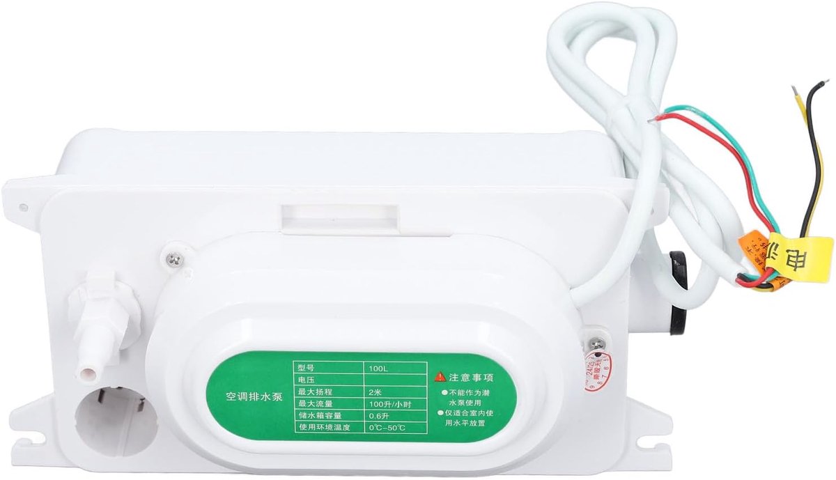 Condensate Pump, Automatic HVAC Condensate Pump with 500 Ml Tank, Condensate Drain 100L/H Flux Pump, Water Cooling - ShopVlot