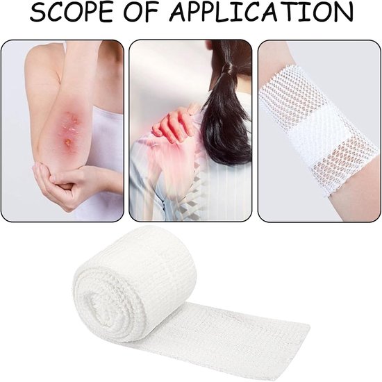 Elastiche buisverband voor de arm, ideaal voor ondersteuning, compressie en herstel — afbeelding 3