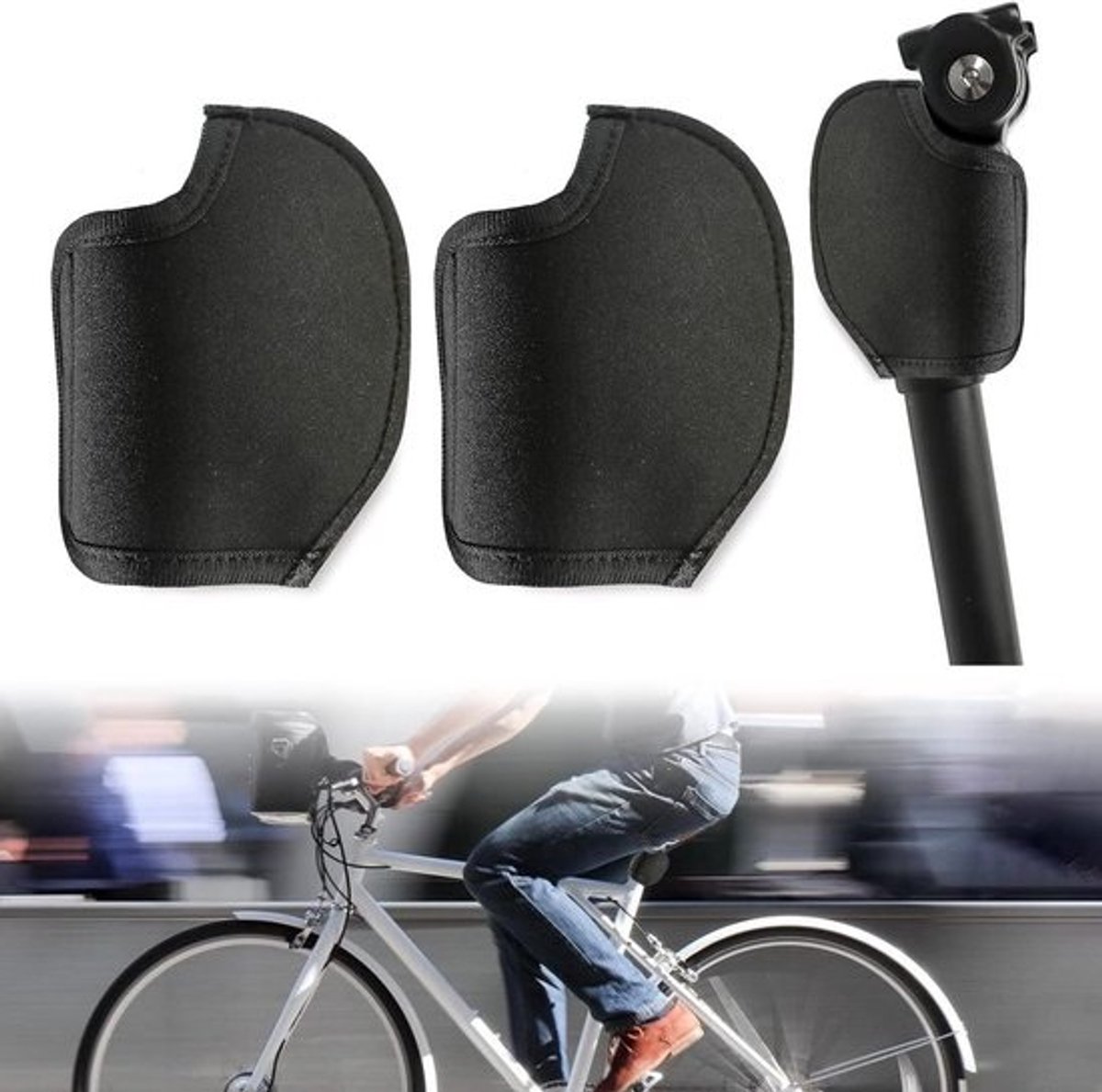 Bescherming zadelpen met veersysteem - Voor bescherming en comfort tijdens fietsen